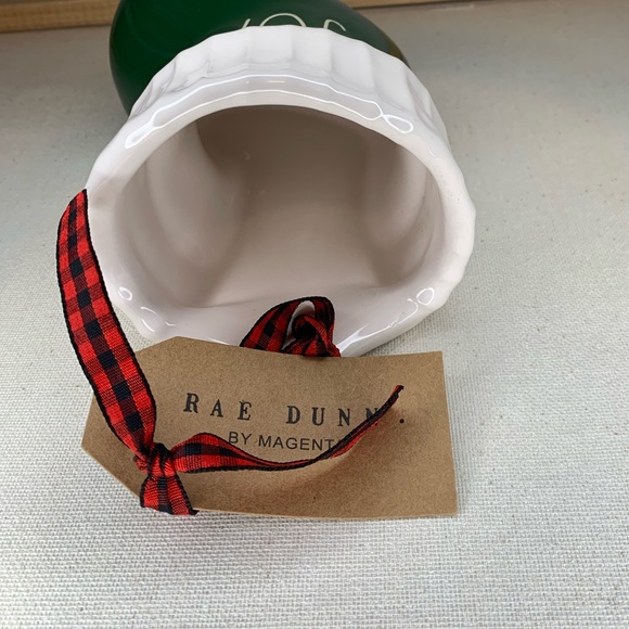 Rae Dunn Artisan Collection Ceramic Green Joy Christmas Stocking - Picture 7 of 8